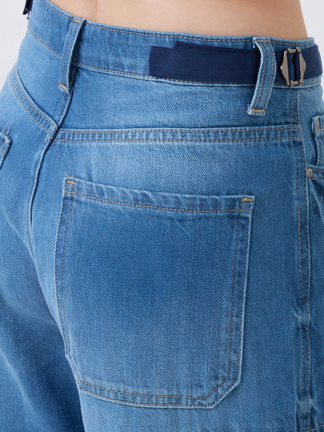 Women Bella Jeans Blue Straight Fit Mid High Rise
