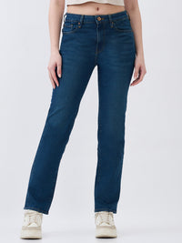Women Emma Jeans Slim Fit Vintage Blue Mid Rise