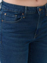 Women Emma Jeans Slim Fit Vintage Blue Mid Rise