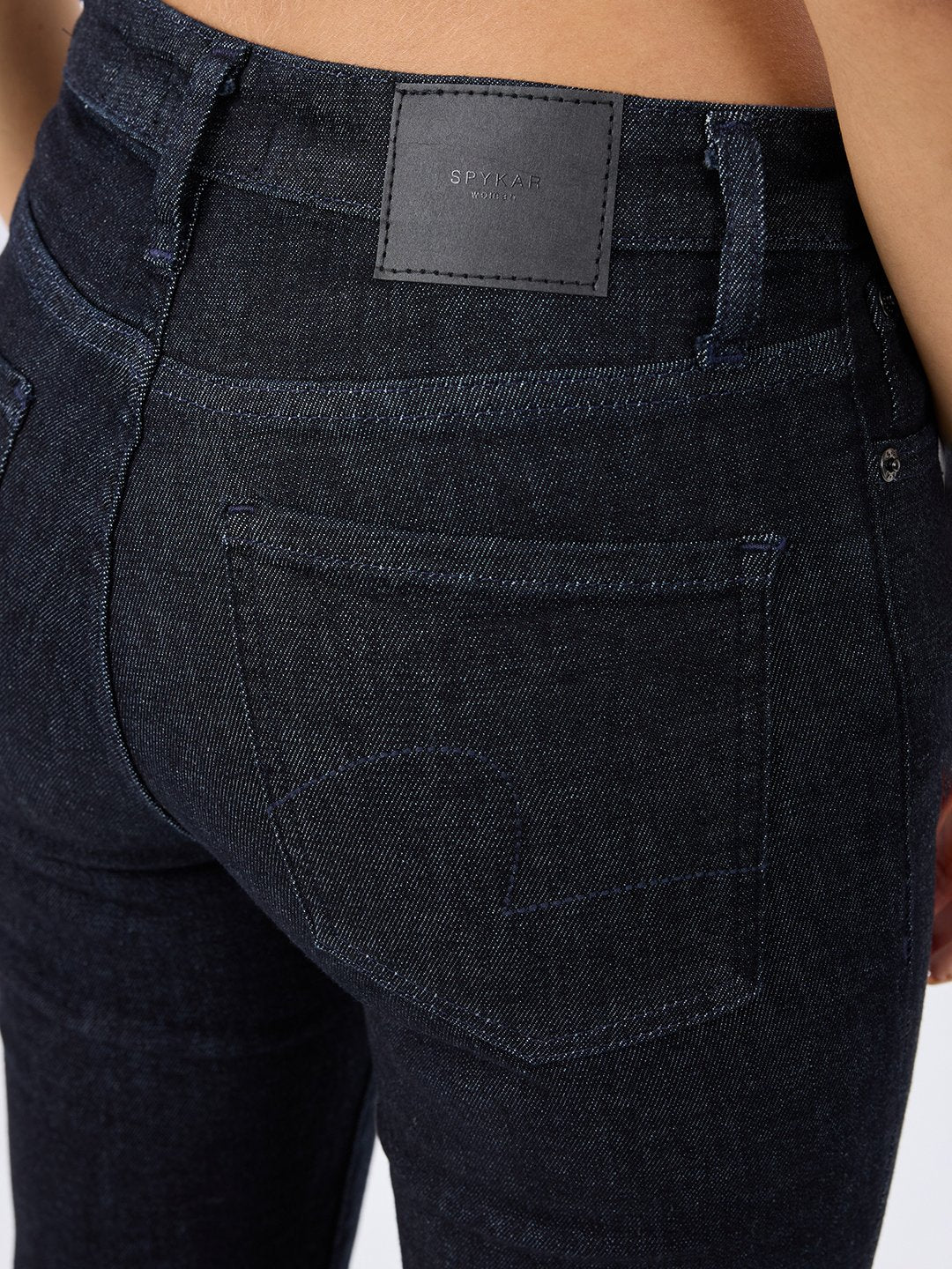 Spykar Raw Blue Slim Fit Mid Rise Jeans For Women
