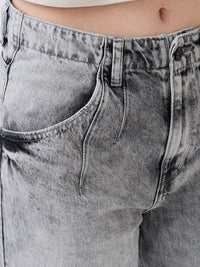 Women Bella-Wide Jeans Wide Leg Grey High Rise