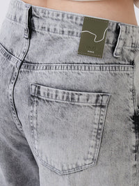 Women Bella-Wide Jeans Wide Leg Grey High Rise