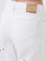 Women Bella-Wide Jeans Wide Leg White High Rise
