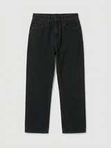 Men Ikemen Jeans Loose Fit Black Low Rise
