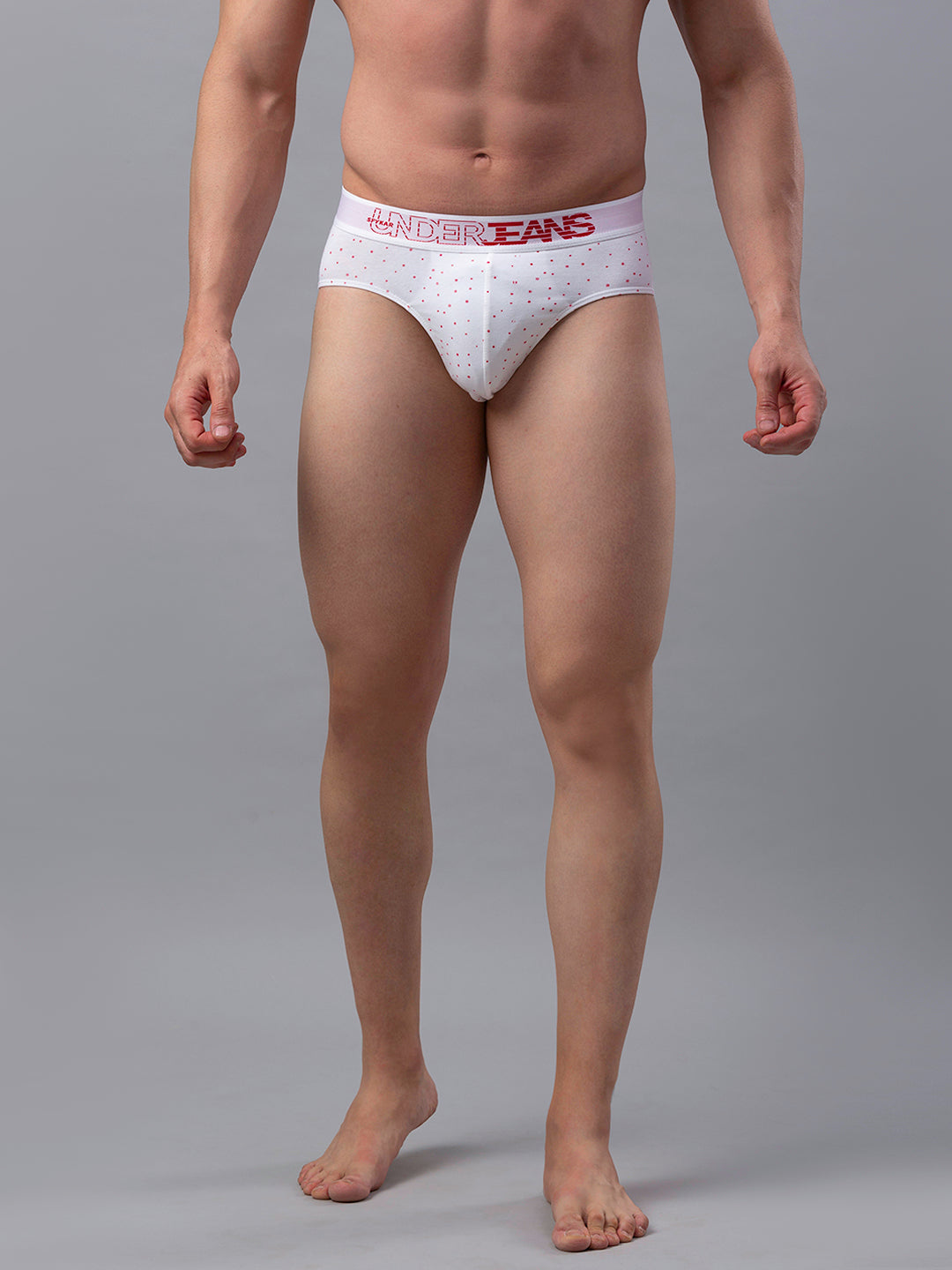 Underjeans By Spykar Men Cotton Blend White Brief