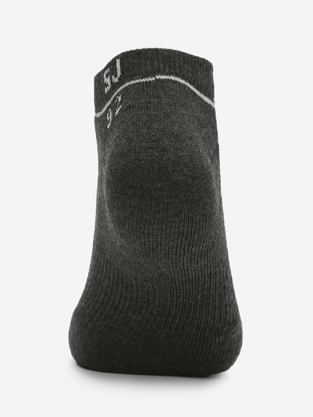 Pack Of 2 Antra White Solid Mens Ankle Length Socks