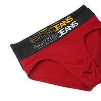 Underjeans Pack Of 2 Solid Regular Fit Briefs