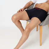 Underjeans Pack Of 2 Cotton Blend Solid Mid-Rise Trunks