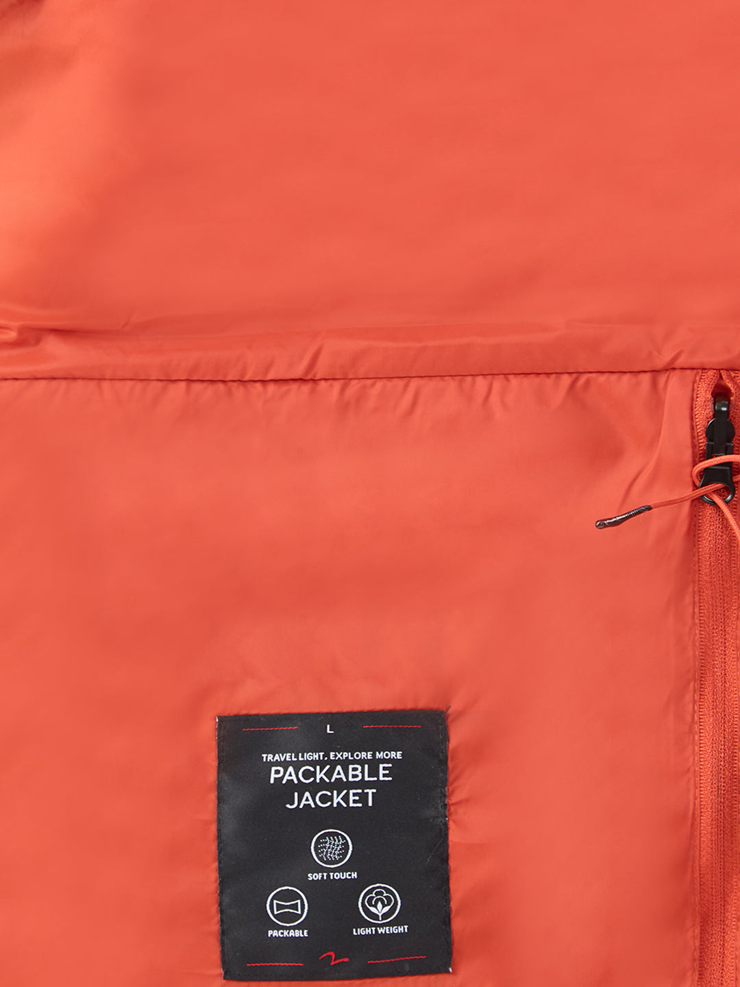 Men Jacket Rust Straight Fit