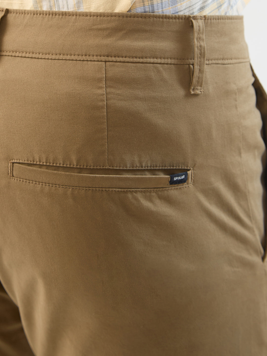 Men Trouser Slim Fit Clay Mid Rise