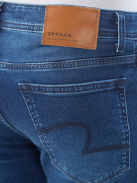 Men Rover Jeans Regular Fit Dark Blue Mid Rise