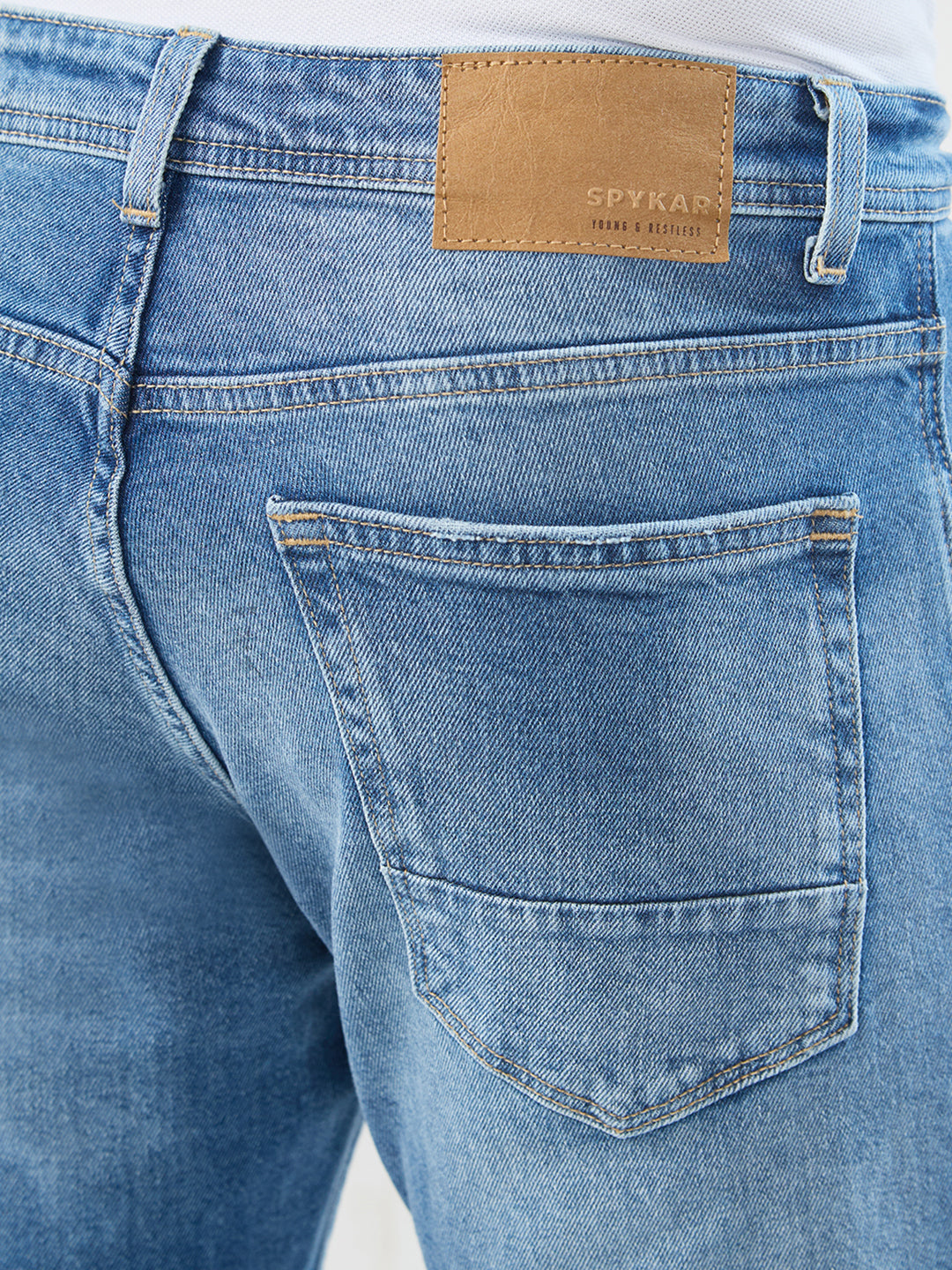 Men Chico Jeans Relaxed Fit Mid Blue Mid Rise