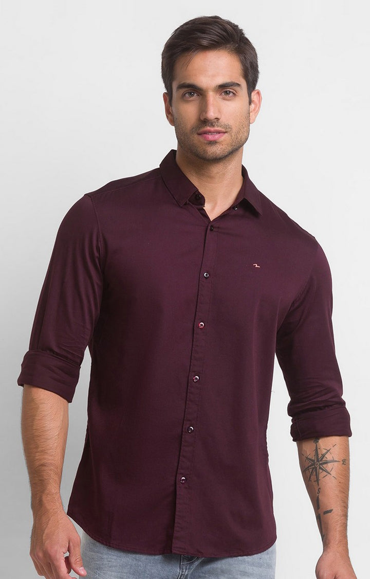 Spykar Slim Fit Cotton Casual Shirt