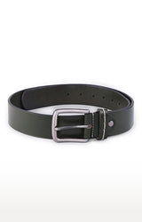 Spykar Men Olive Genuine Leather Belt