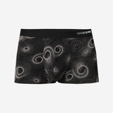 Underjeans Black Grey Regular Fit Ultrasoft Trunk