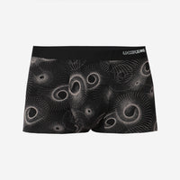 Underjeans Black Grey Regular Fit Ultrasoft Trunk