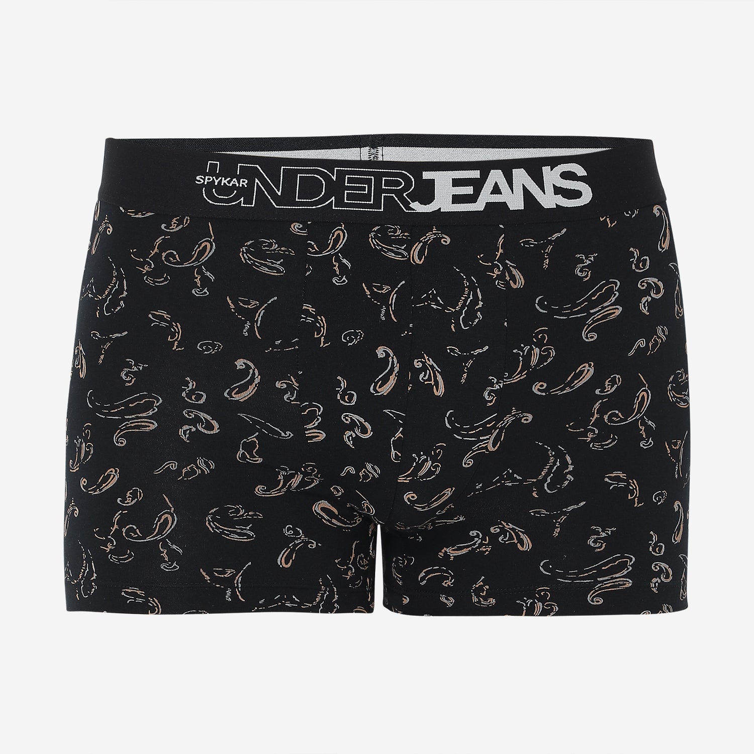 UnderJeans by Spykar Men Basic Dark Grey Ultrasoft Trunks