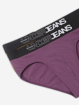 Underjeans Pack Of 2 Solid Regular Fit Briefs