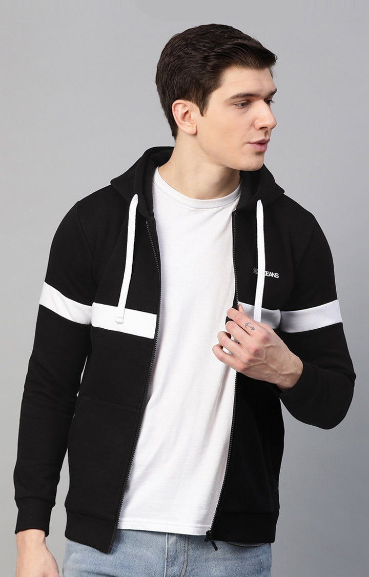 Underjeans by Spykar Men Black Solid Sweatshirt