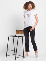 Women Elissa Jeans Boot Cut Fit Black High Rise