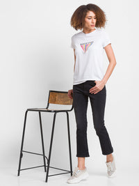 Women Elissa Jeans Boot Cut Fit Black High Rise