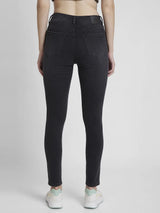 Women Alexa Jeans Super Skinny Fit Black High Rise