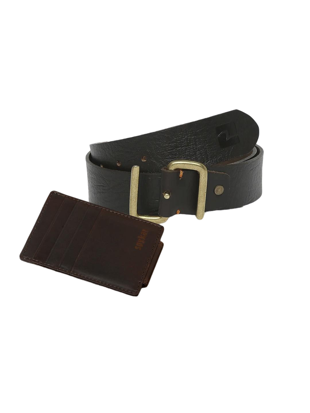 SPYKAR Men Leather Wallet & Belt Combo