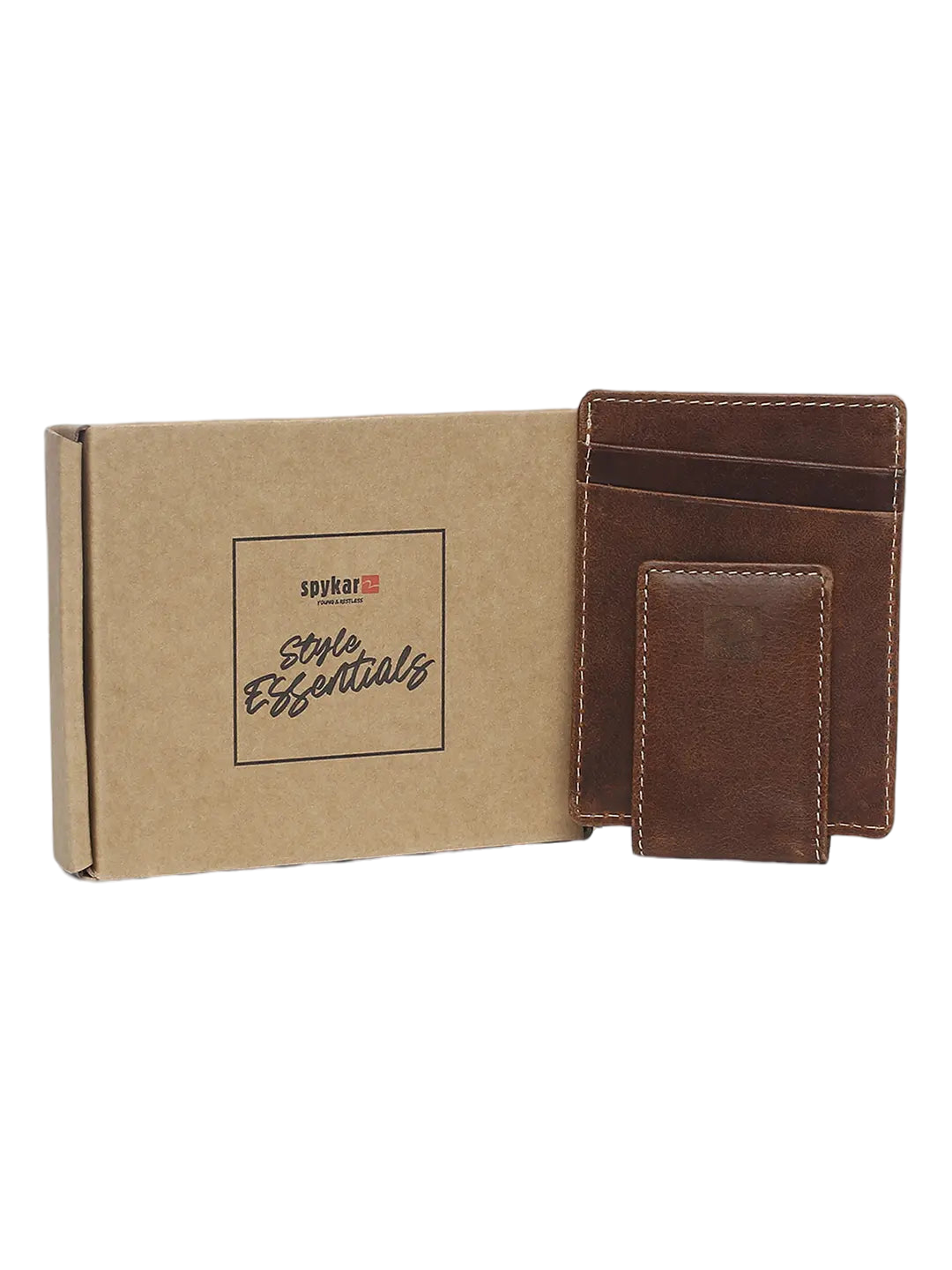 SPYKAR Men Leather Wallet & Belt Combo