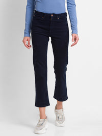 Women Emma Jeans Slim Fit Dark Blue Mid Rise