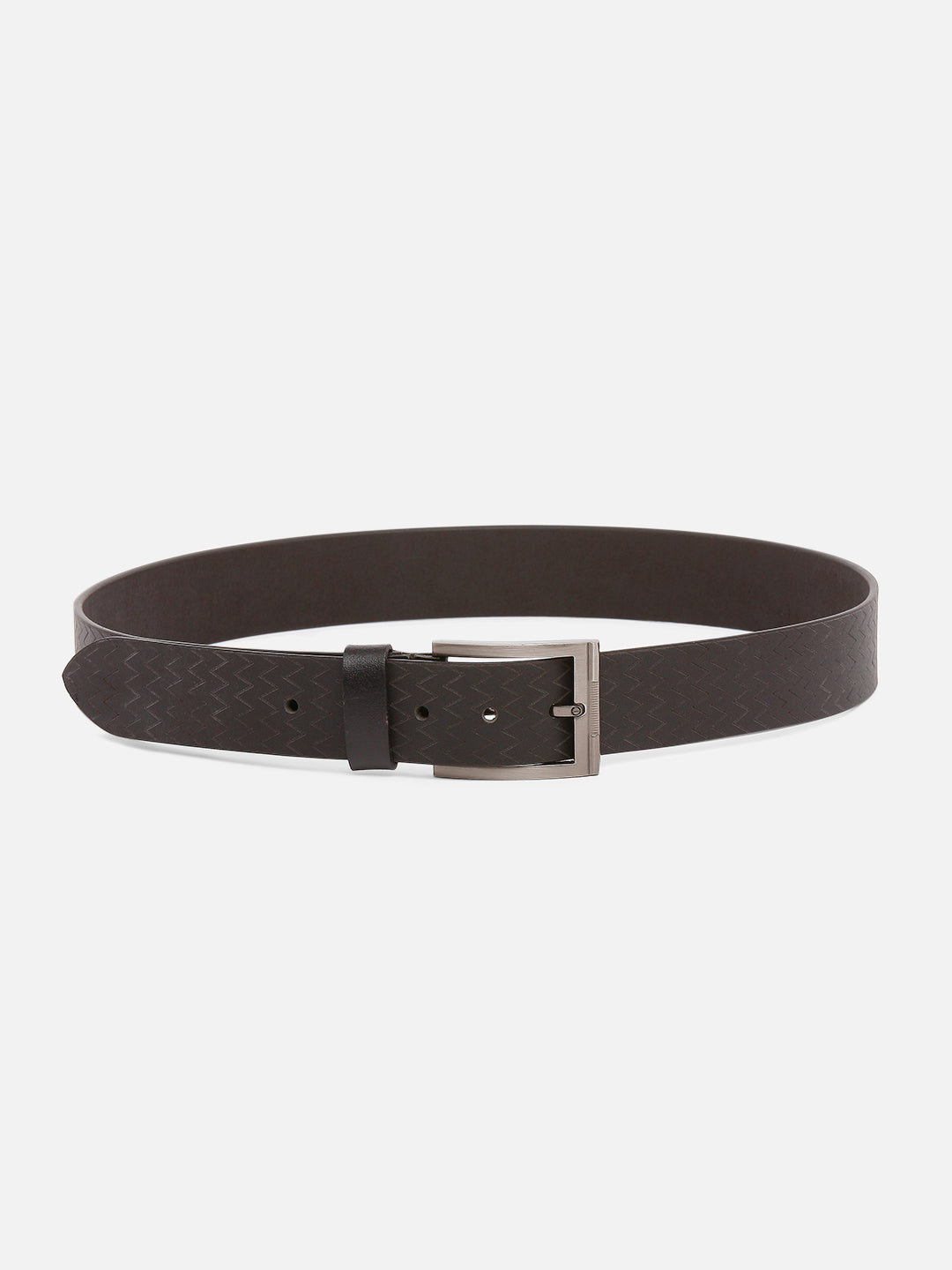 Spykar Men Black Leather Belt