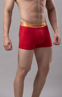 Underjeans by Spykar Men Premium Red Trunk
