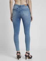 Women Alexa Jeans Super Skinny Fit Light Blue High Rise