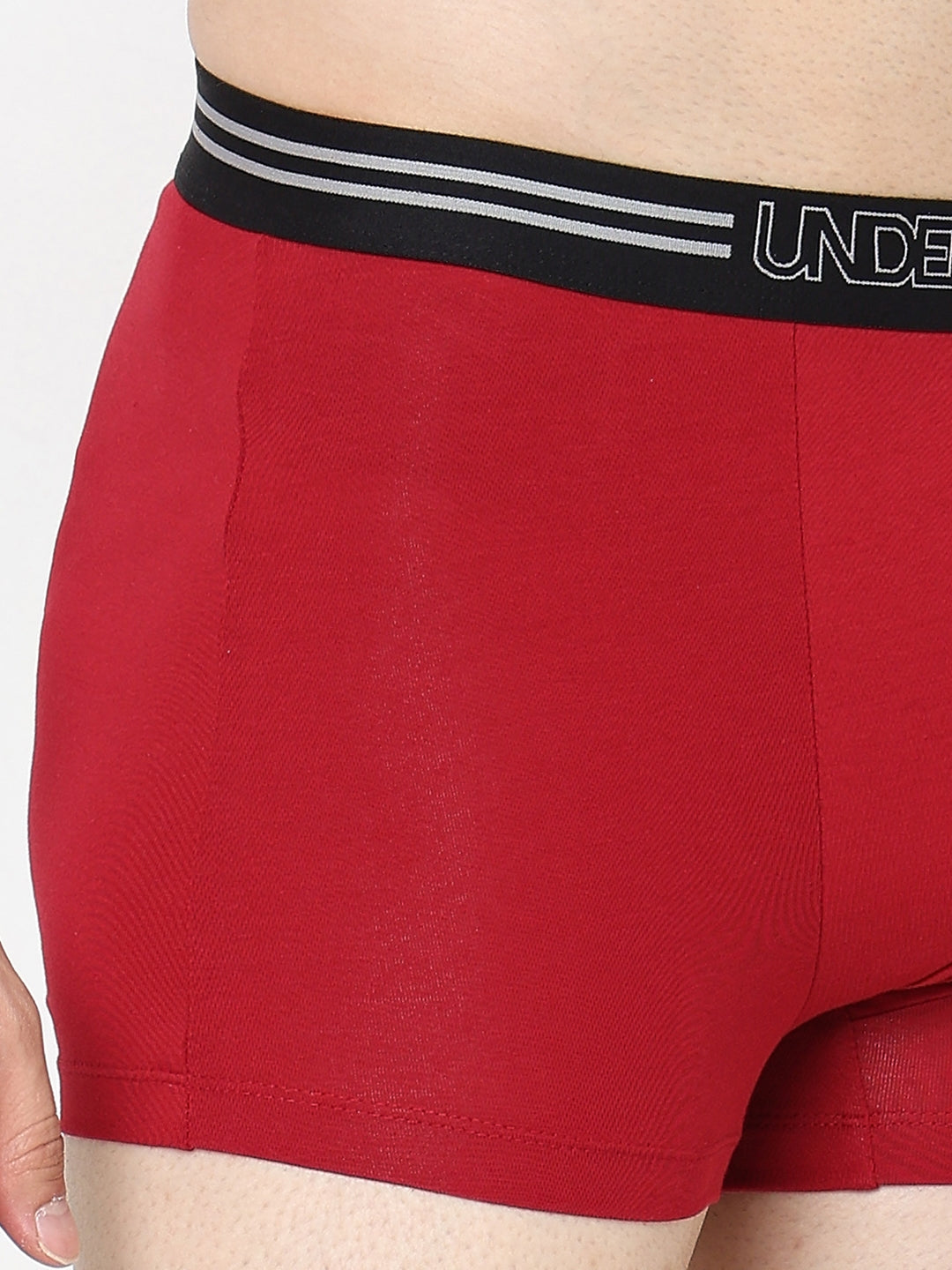 Underjeans by Spykar Men Premium Maroon Trunk