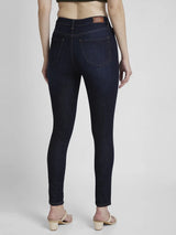 Women Alexa Jeans Super Skinny Fit Dark Blue High Rise