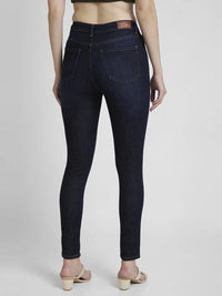 Women Alexa Jeans Super Skinny Fit Dark Blue High Rise