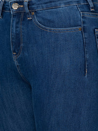 Women Alexa Jeans Super Skinny Fit Mid Blue High Rise