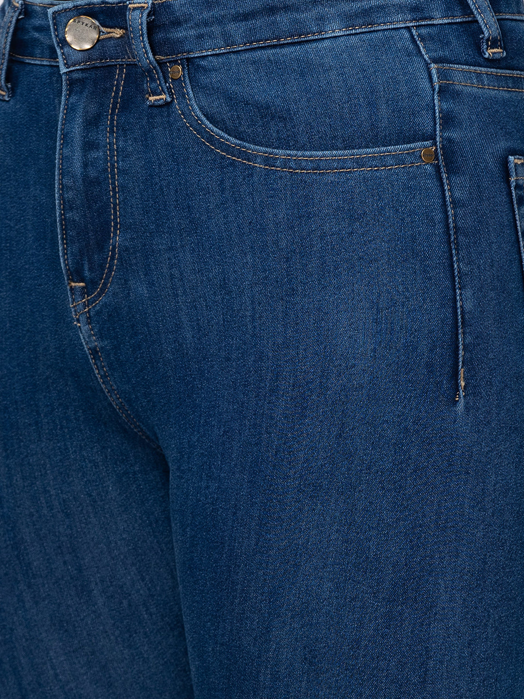 Women Alexa Jeans Super Skinny Fit Mid Blue High Rise