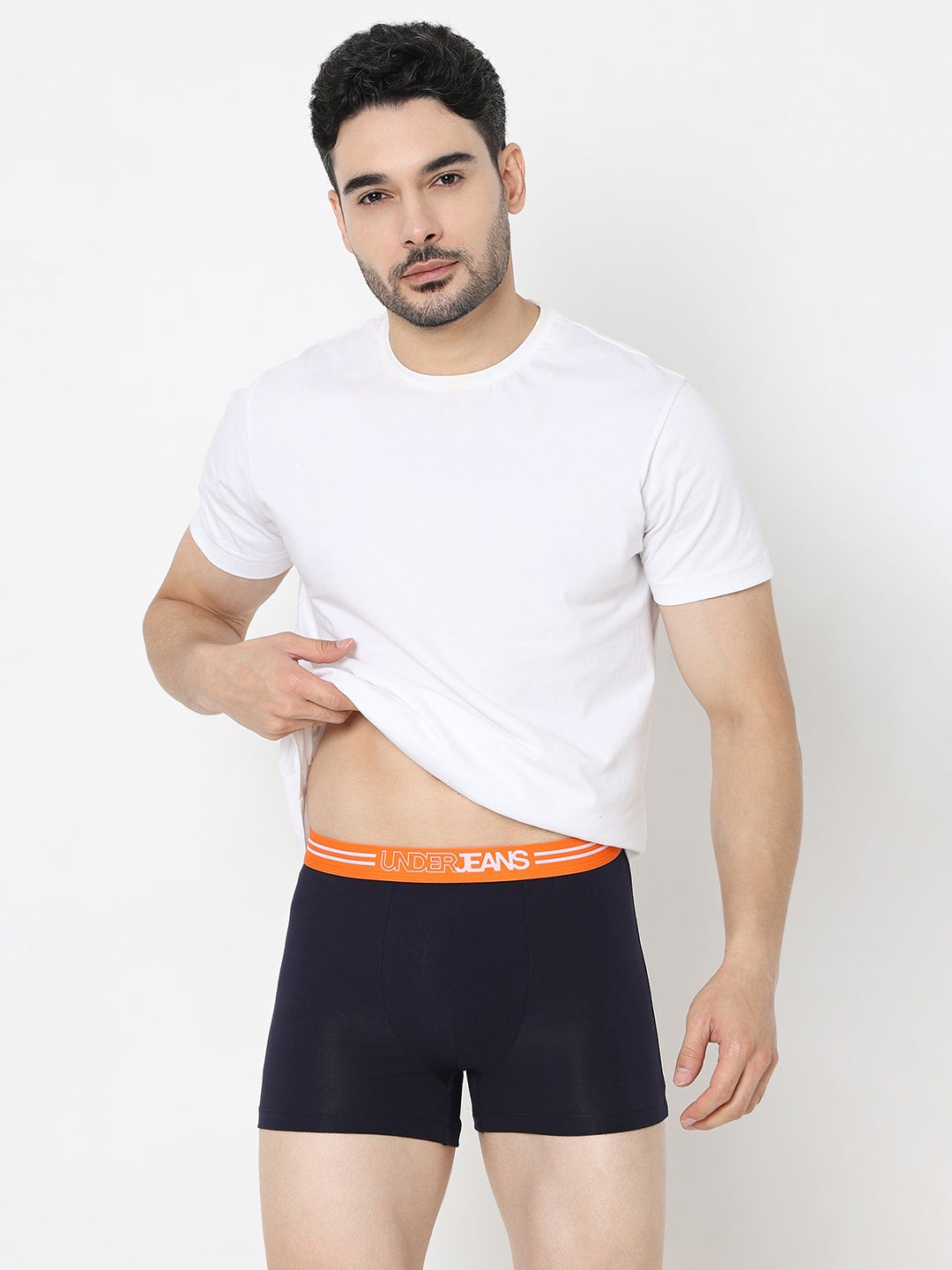 Underjeans by Spykar Men Premium Navy Trunk