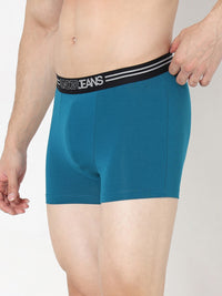 Underjeans by Spykar Men Premium Teal Blue Trunk