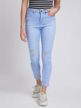 Women Alexa Jeans Super Skinny Fit Light Blue High Rise