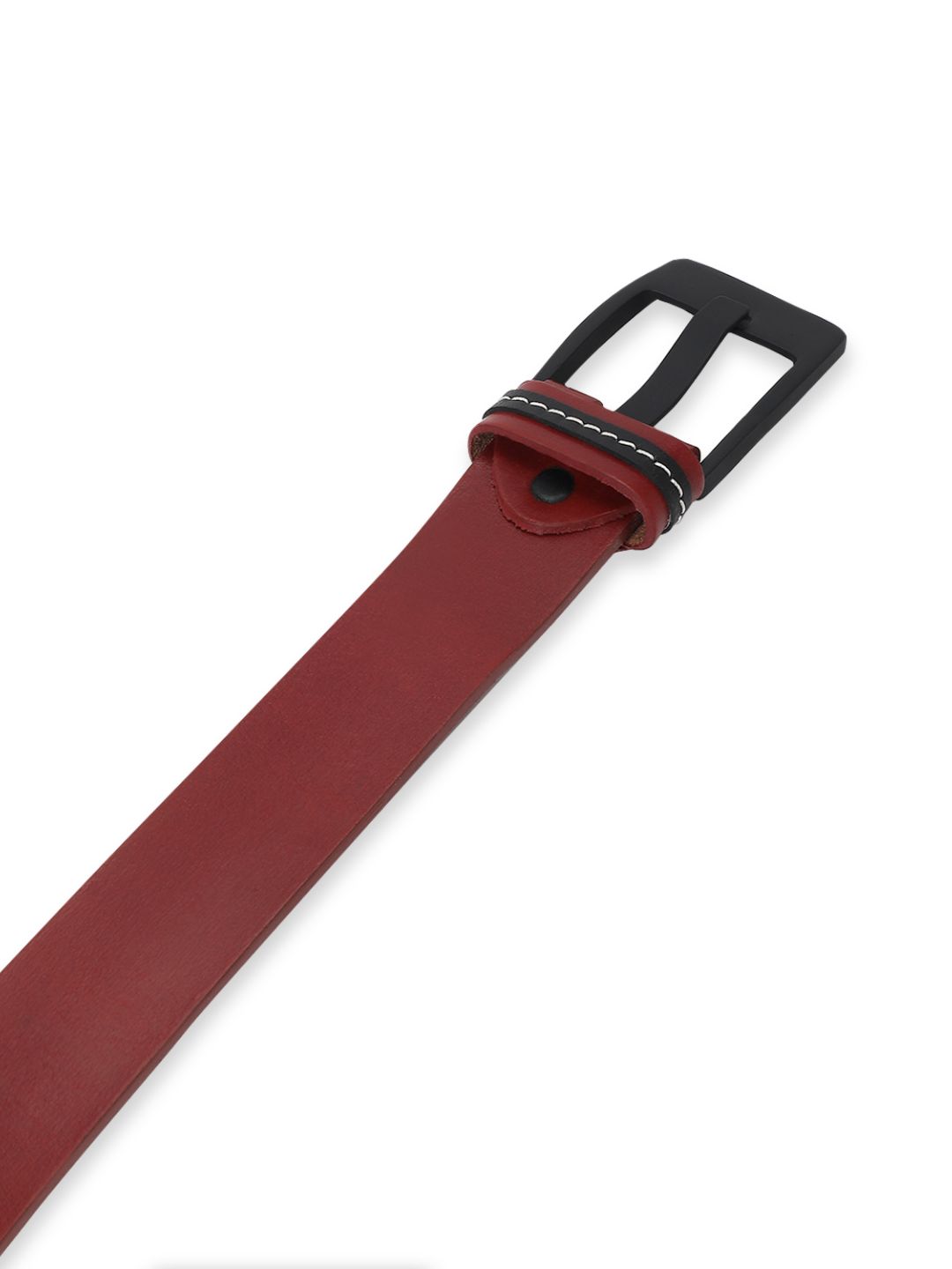 SPYKAR Men Wine Leather Belt