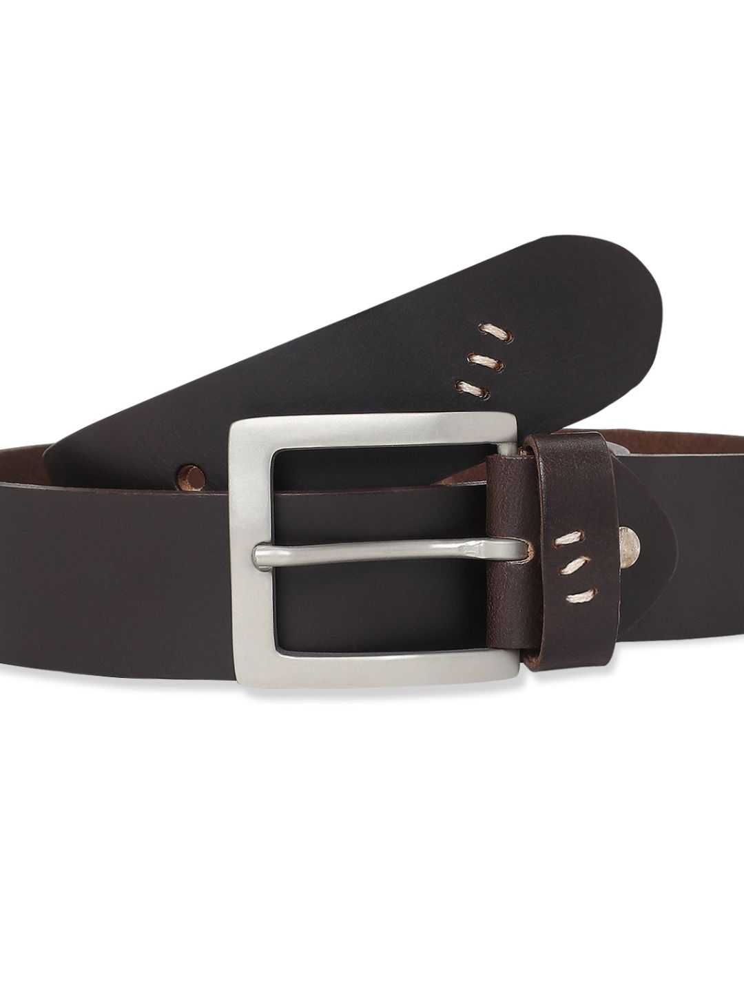 SPYKAR Men Brown Leather Belt