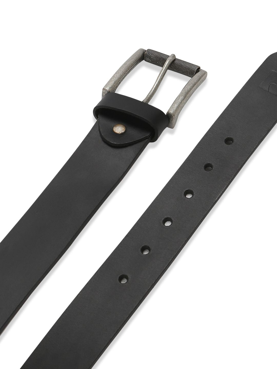 SPYKAR Men Black Leather Belt