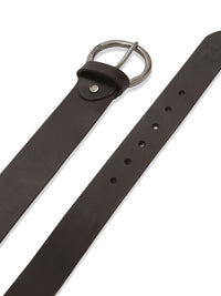 Men Brown Leather Belt