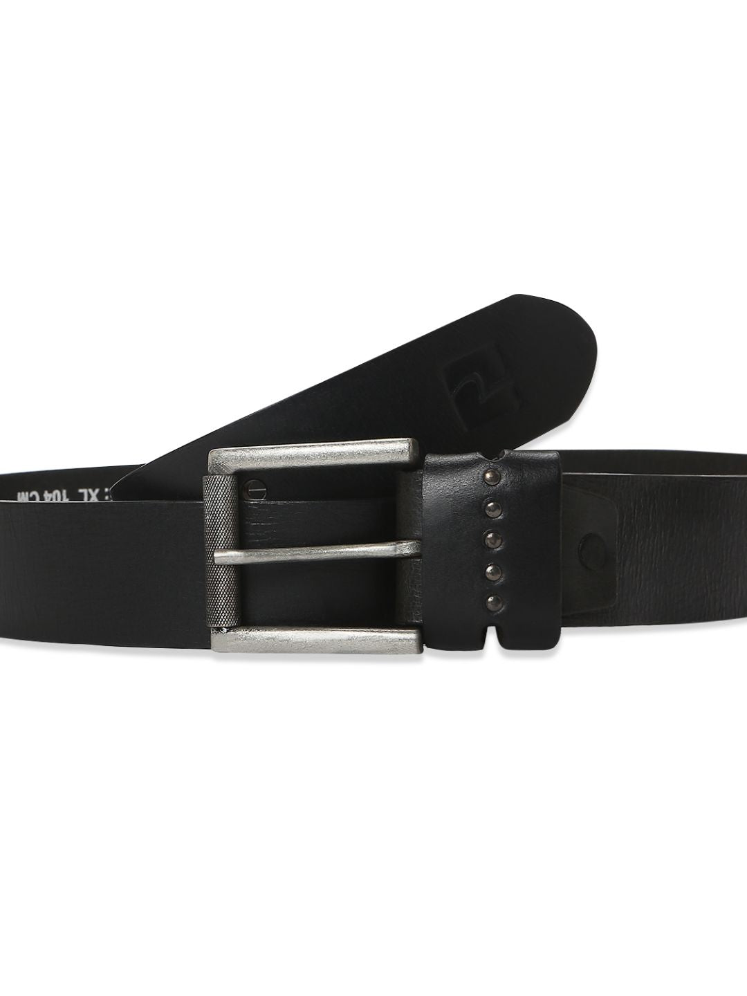 SPYKAR Men Black Leather Belt