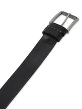 Men Black Leather Belt