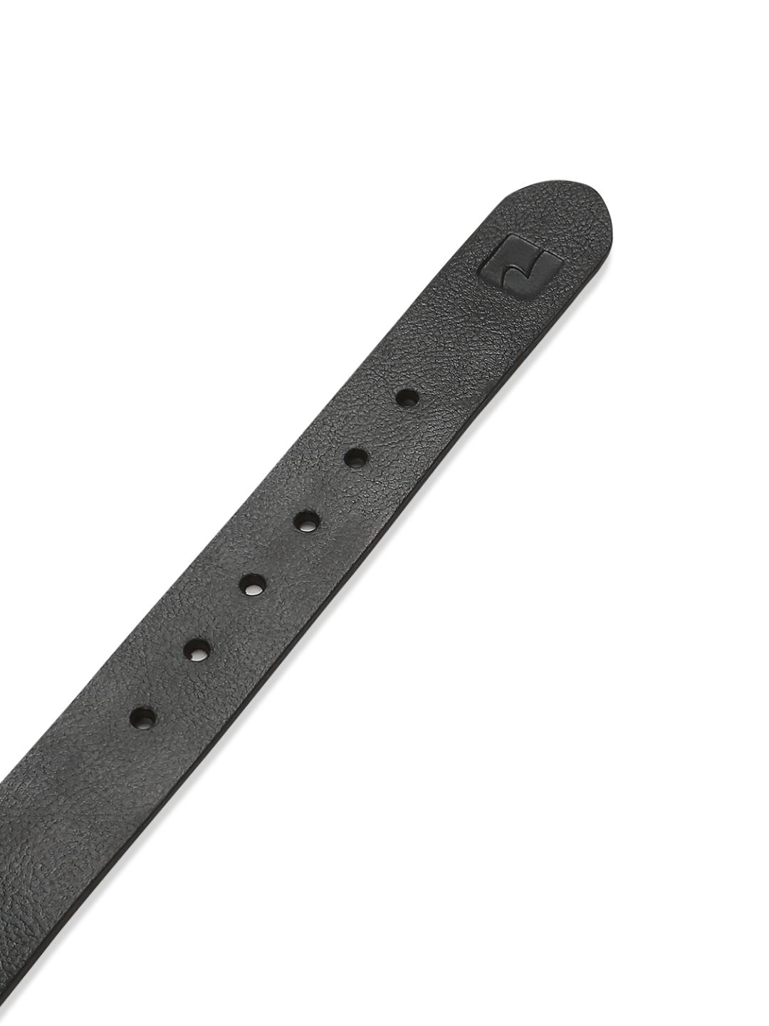 Men Black Leather Belt