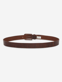 Men Brown Genuine Leather Belt