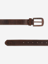 Men Brown Genuine Leather Belt
