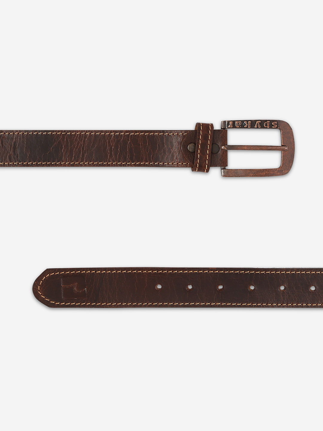 Men Brown Genuine Leather Belt